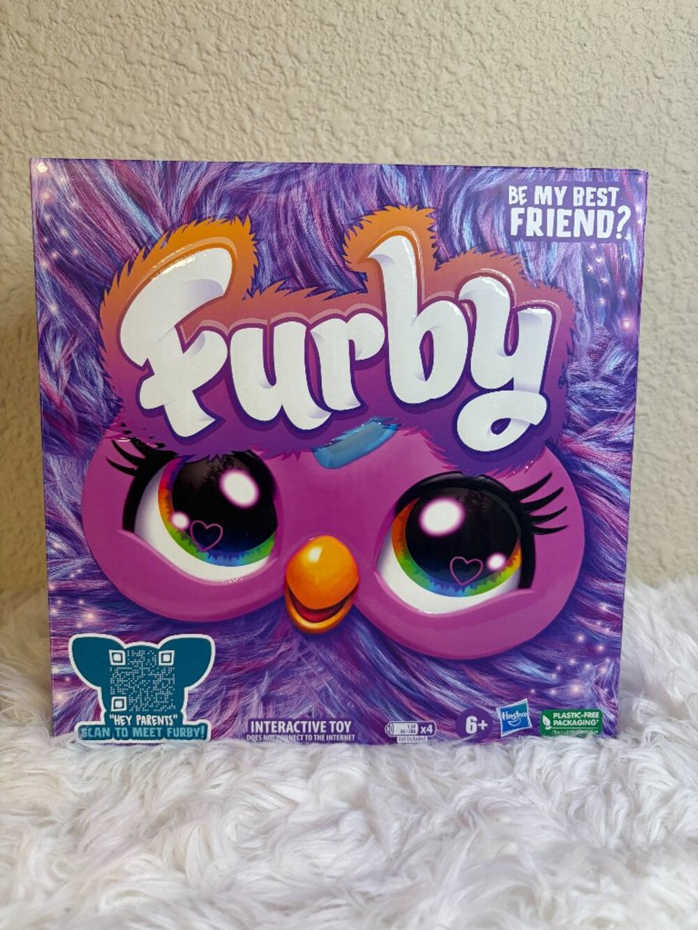 Hasbro Purple Furby Interactive Plush Toy NIB w 15 Accessories